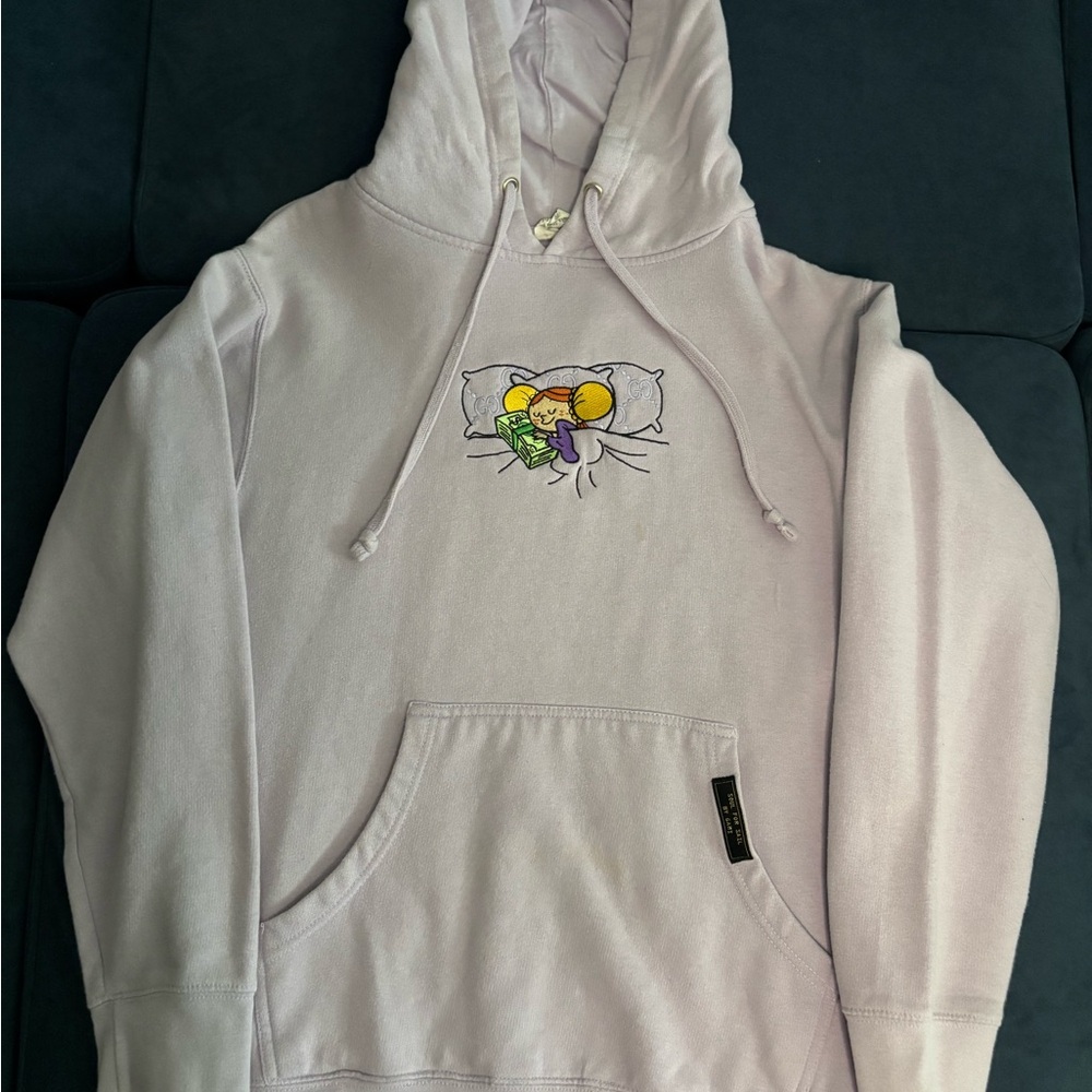 Princess Morebucks lavander hoodie